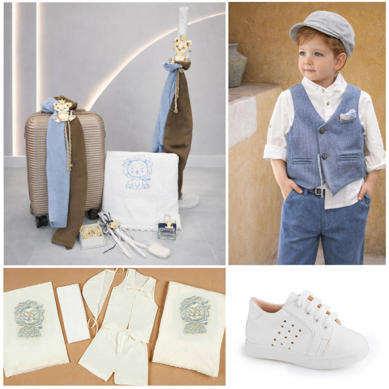 ΠΑΚΕΤΟ ΒΑΠΤΙΣΗΣ ΓΙΑ ΑΓΟΡΑΚΙ ΒΑΣΙΛΙΑΣ ΤΗΣ ΖΟΥΓΚΛΑΣ ΜΕ ΡΟΥΧΟ Guy Laroche