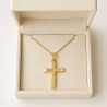 χρυσος γυναικείος Σταυρός Με Αλυσίδα 9 Καρατίων