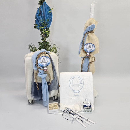 ΠΑΚΕΤΟ ΒΑΠΤΙΣΗΣ ΓΙΑ ΑΓΟΡΑΚΙ ΑΕΡΟΣΤΑΤΟ ΜΕ ΡΟΥΧΟ Makis Tselios