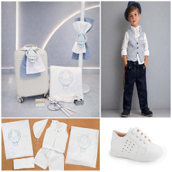 ΠΑΚΕΤΟ ΒΑΠΤΙΣΗΣ ΓΙΑ ΑΓΟΡΑΚΙ ΑΕΡΟΣΤΑΤΟ ΜΕ ΡΟΥΧΟ Makis Tselios