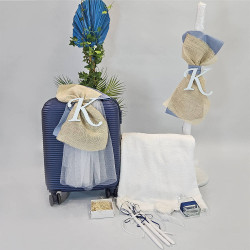 ΠΑΚΕΤΟ ΒΑΠΤΙΣΗΣ ΓΙΑ ΑΓΟΡΑΚΙ ΜΟΝΟΓΡΑΜΜΑ ΜΕ ΡΟΥΧΟ Makis Tselios