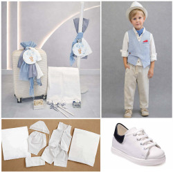 ΠΑΚΕΤΟ ΒΑΠΤΙΣΗΣ ΓΙΑ ΑΓΟΡΑΚΙ ΑΡΚΟΥΔΑΚΙ ΜΕ ΜΠΑΛΟΝΙΑ ΜΕ ΡΟΥΧΟ Makis Tselios