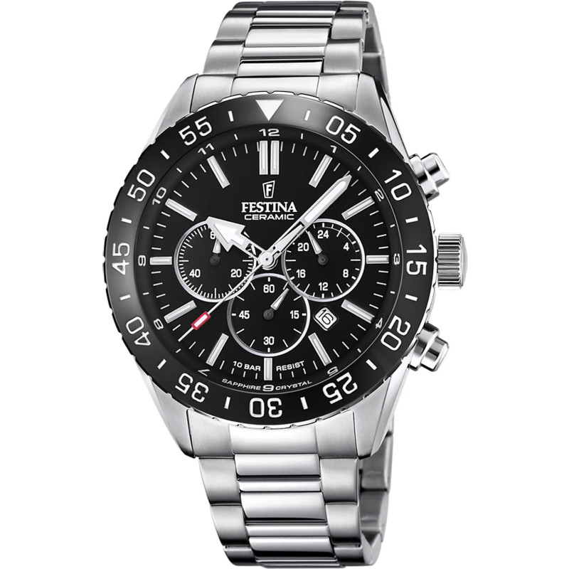 Festina Chronograph Stainless Steel Bracelet F20575/3