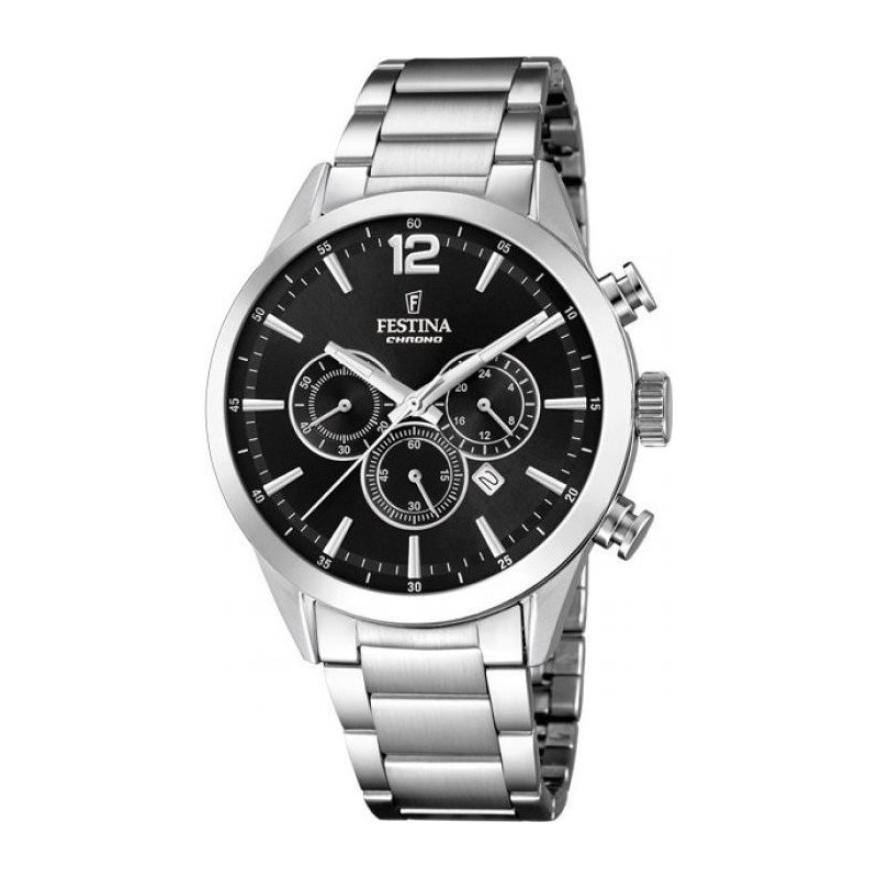 FESTINA Timeless Chronograph Stainless Steel Bracelet F20343/8