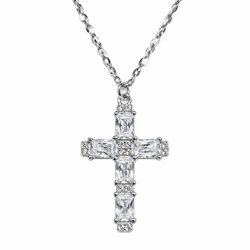 Κολιέ Σταυρός από Ασήμι 925 PALOMA