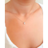 Κολιέ λευκόχρυσο 14 καρατίων