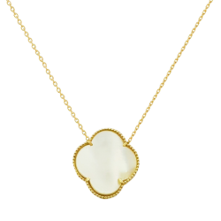 Κολιέ Χρυσο 14 καρατίων με ζιρκον - σμαλτο ΡΚ0002