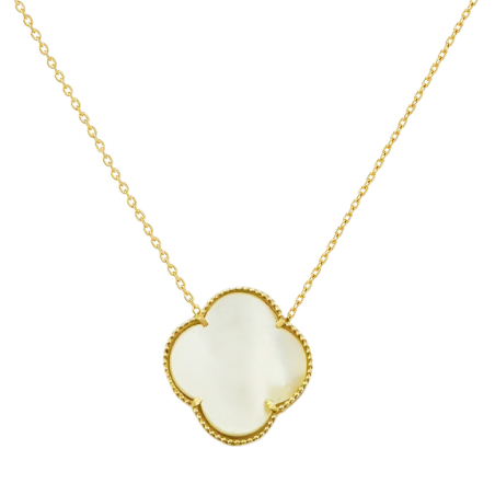 Κολιέ Χρυσο 14 καρατίων με ζιρκον - σμαλτο ΡΚ0002