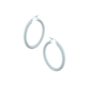 Σκουλαρίκια Κρίκοι λευκοχρυσο Κ14