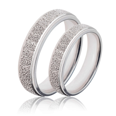 Λευκοχρυσες Βερες Γαμου 14 Καρατίων μεμονωμένο τεμάχιο