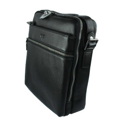 ΤΣΑΝΤΑΚΙ ΩΜΟΥ ΧΙΑΣΤΗ FOREST ΓΝΗΣΙΟ ΔΕΡΜΑ ΜΑΥΡΟ 407-38