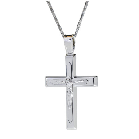 Λευκοχρυσος Σταυρός για Αγόρι 14 Καρατίων
