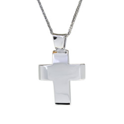 Λευκοχρυσος Σταυρός για Αγόρι 14 Καρατίων 