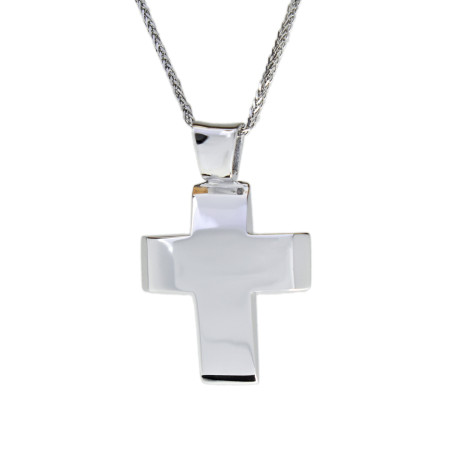 Λευκοχρυσος Σταυρός για Αγόρι 14 Καρατίων 