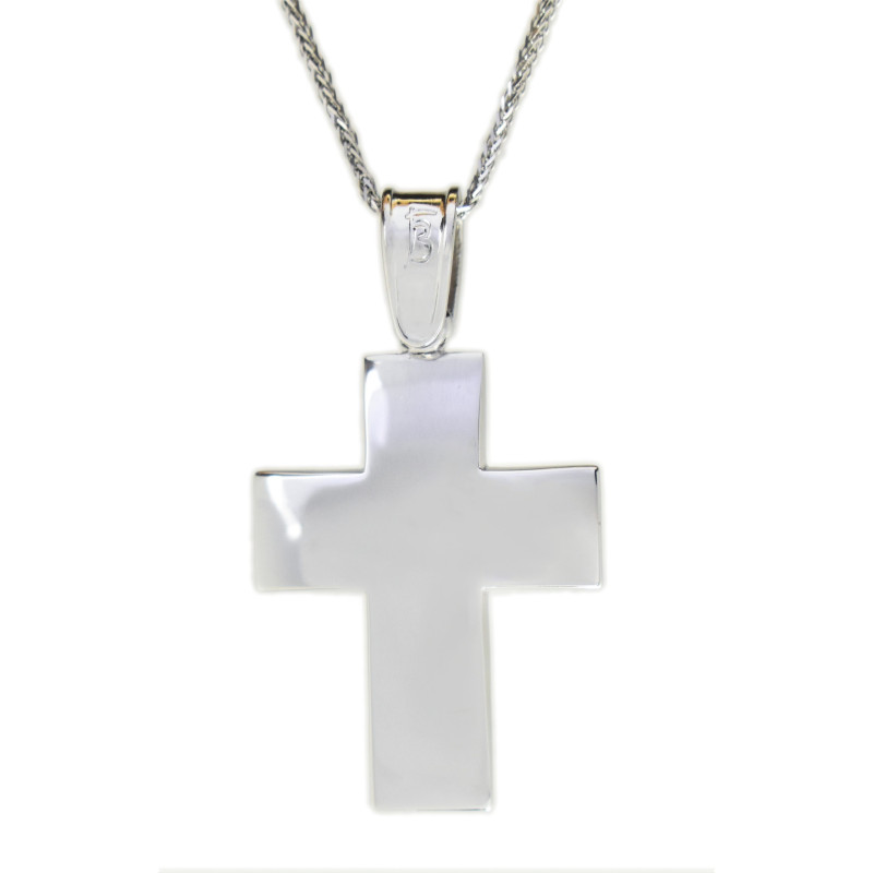 Λευκοχρυσος Σταυρός για Αγόρι 14 Καρατίων