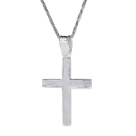 Λευκοχρυσος Σταυρός για Αγόρι 14 Καρατίων