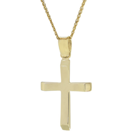 Χρυσός Σταυρός για Αγόρι 14 Καρατίων 