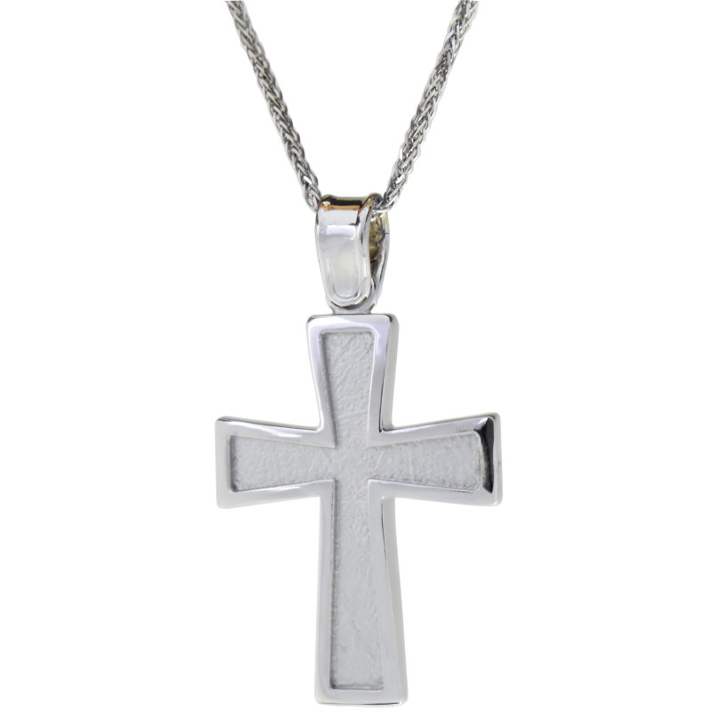 Λευκοχρυσος Σταυρός για Αγόρι 14 Καρατίων