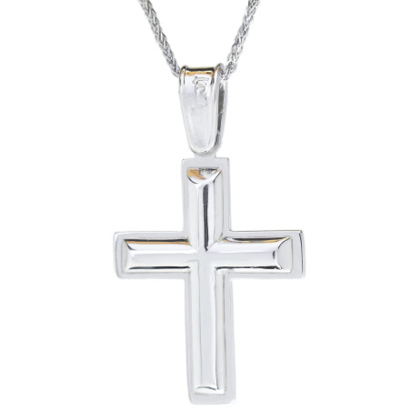Λευκοχρυσος Σταυρός για Αγόρι 14 Καρατίων