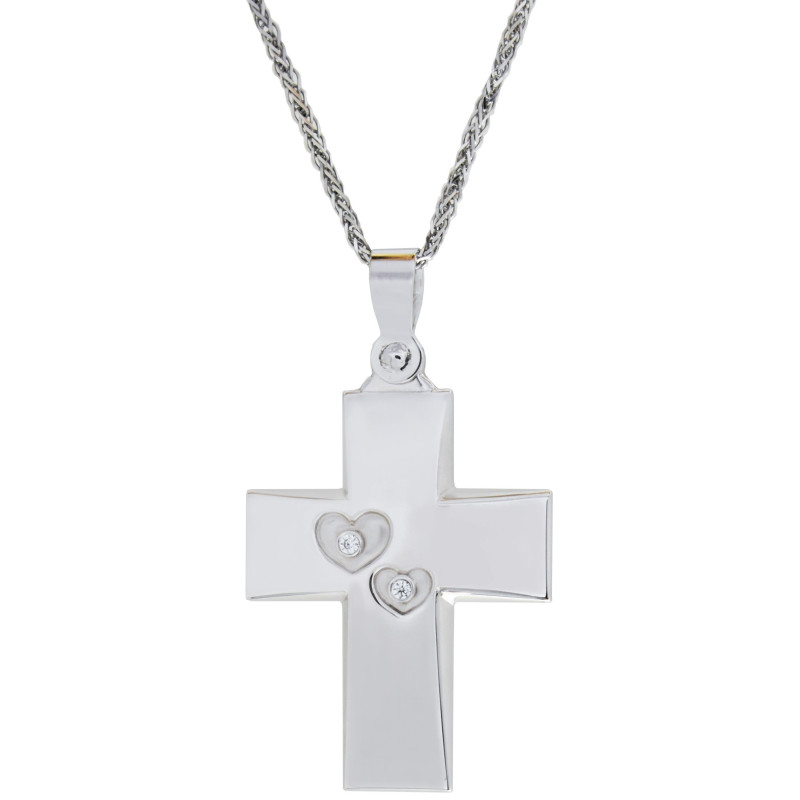 Χρυσός Σταυρός για Κοριτσι 14 Καρατίων