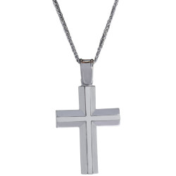 Λευκοχρυσος Σταυρός για Αγόρι 14 Καρατίων