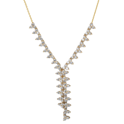 Κολιέ  χρυσό 14 καρατίων με ζιρκον