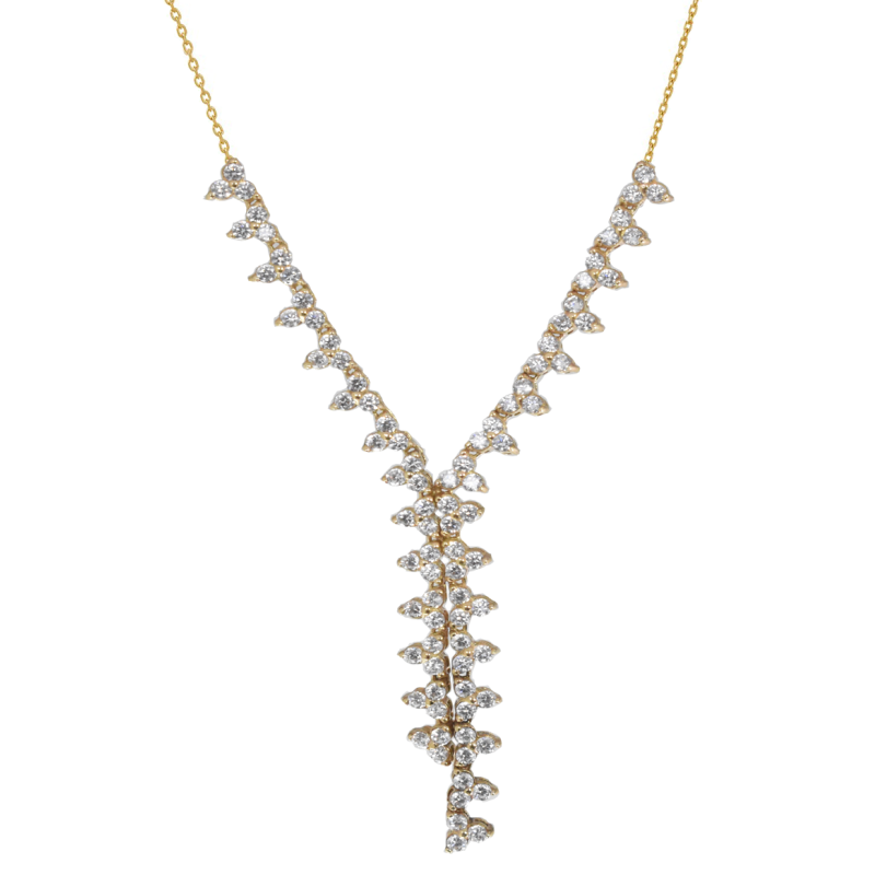 Κολιέ  χρυσό 14 καρατίων με ζιρκον