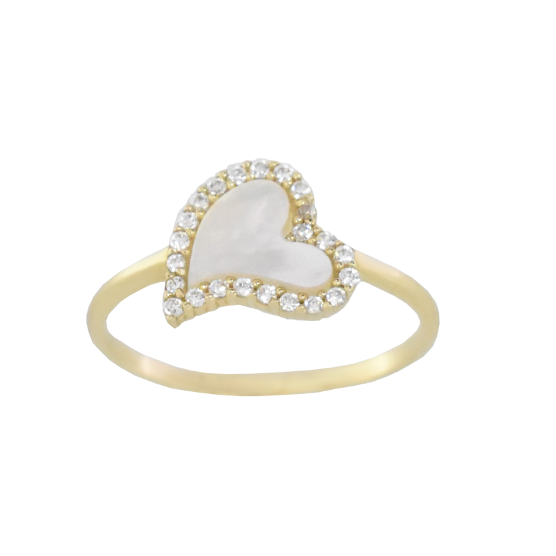 Δαχτυλίδι 14Κ Χρυσό με Ζιρκόν