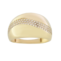 Δαχτυλίδι 14Κ Χρυσό με Ζιρκόν