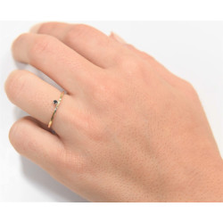 Δαχτυλίδι 14 καρατίων με διαμάντι