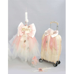 ΠΑΚΕΤΟ ΒΑΠΤΙΣΗΣ ΓΙΑ ΚΟΡΙΤΣΑΚΙ ΜΠΑΛΑΡΙΝΑ ΜΕ ΟΝΟΜΑ ΜΕ ΡΟΥΧΟ Guy Laroche ΠΚ-261