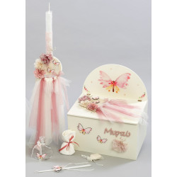 ΠΑΚΕΤΟ ΒΑΠΤΙΣΗΣ ΓΙΑ ΚΟΡΙΤΣΑΚΙ ΠΕΤΑΛΟΥΔΑ ΜΕ ΡΟΥΧΟ Carousel ΠΚ-325