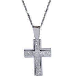 Λευκοχρυσος Σταυρός για Αγόρι 14 Καρατίων