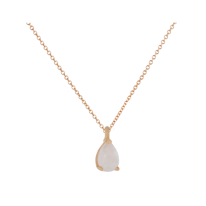 Κολιέ ρόζ χρυσό 14 καρατίων