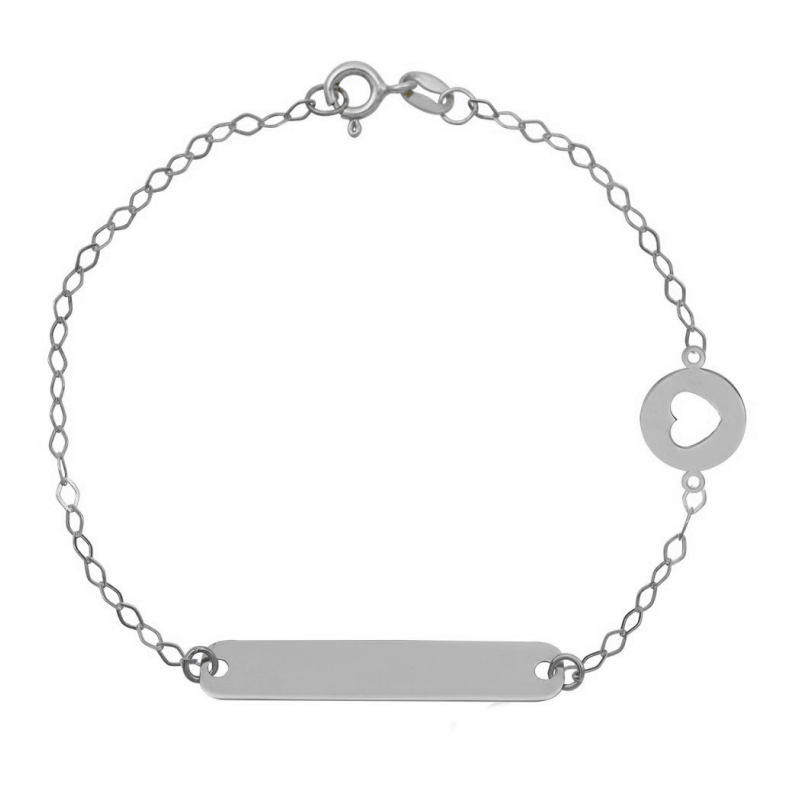 Ταυτότητα απο Λευκόχρυσο 9 καρατίων