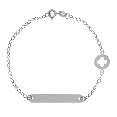 Ταυτότητα απο Λευκόχρυσο 9 καρατίων