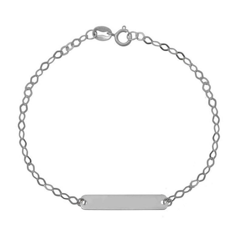 Ταυτότητα απο Λευκόχρυσο 9 καρατίων