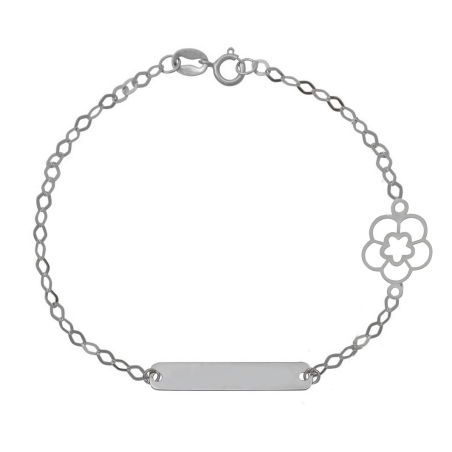 Ταυτότητα απο Λευκόχρυσο 9 καρατίων