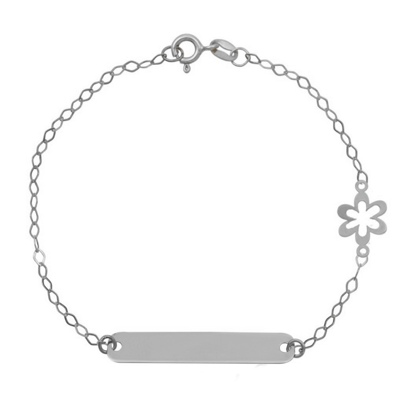 Ταυτότητα απο Λευκόχρυσο 9 καρατίων