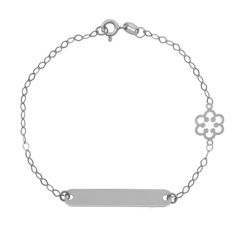 Ταυτότητα απο Λευκόχρυσο 9 καρατίων