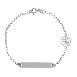 Ταυτότητα απο Λευκόχρυσο 9 καρατίων