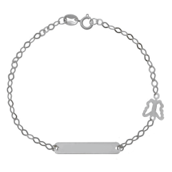 Ταυτότητα απο Λευκόχρυσο 9 καρατίων