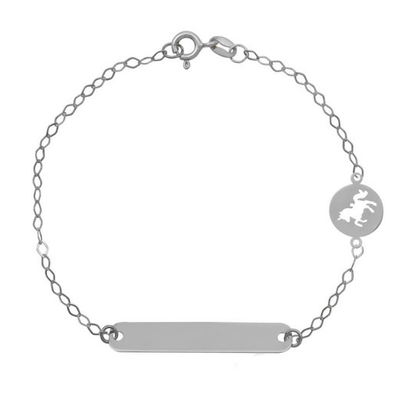 Ταυτότητα απο Λευκόχρυσο 9 καρατίων