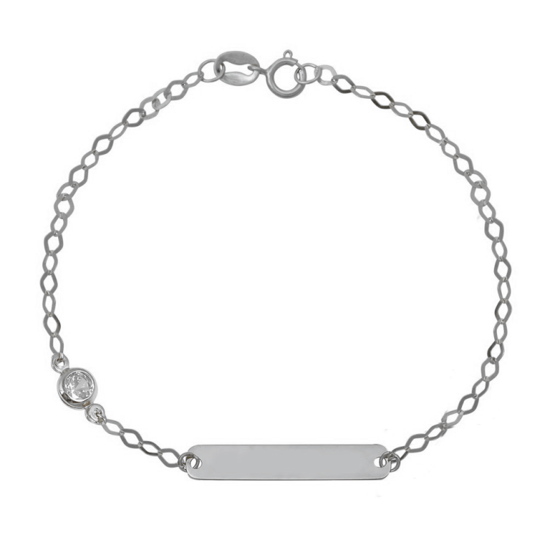 Ταυτότητα απο Λευκόχρυσο 9 καρατίων