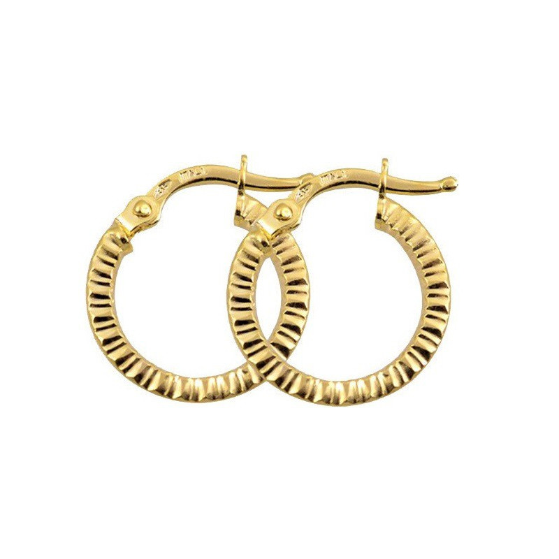 Σκουλαρίκια Κρίκοι από Χρυσό 14 Καρατίων