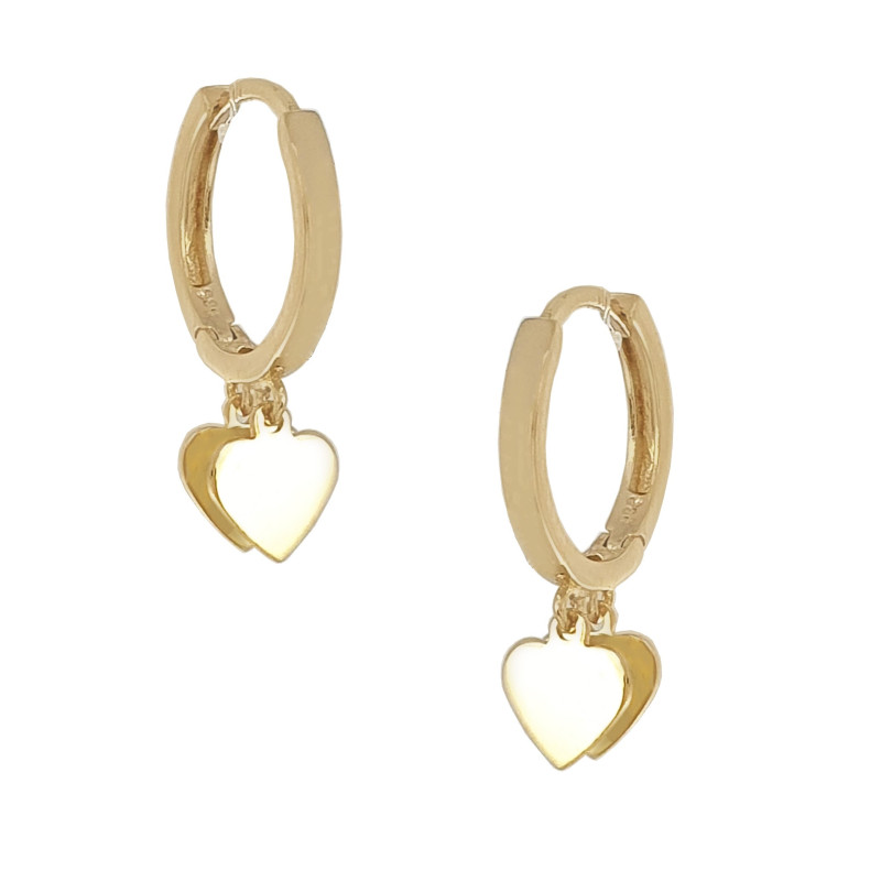 Σκουλαρίκια Κρίκοι από Χρυσό 14 Καρατίων