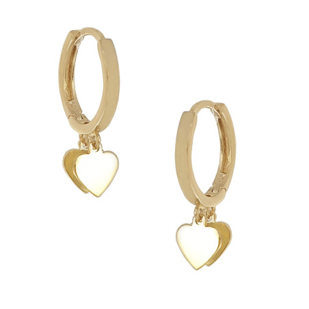 Σκουλαρίκια Κρίκοι από Χρυσό 14 Καρατίων