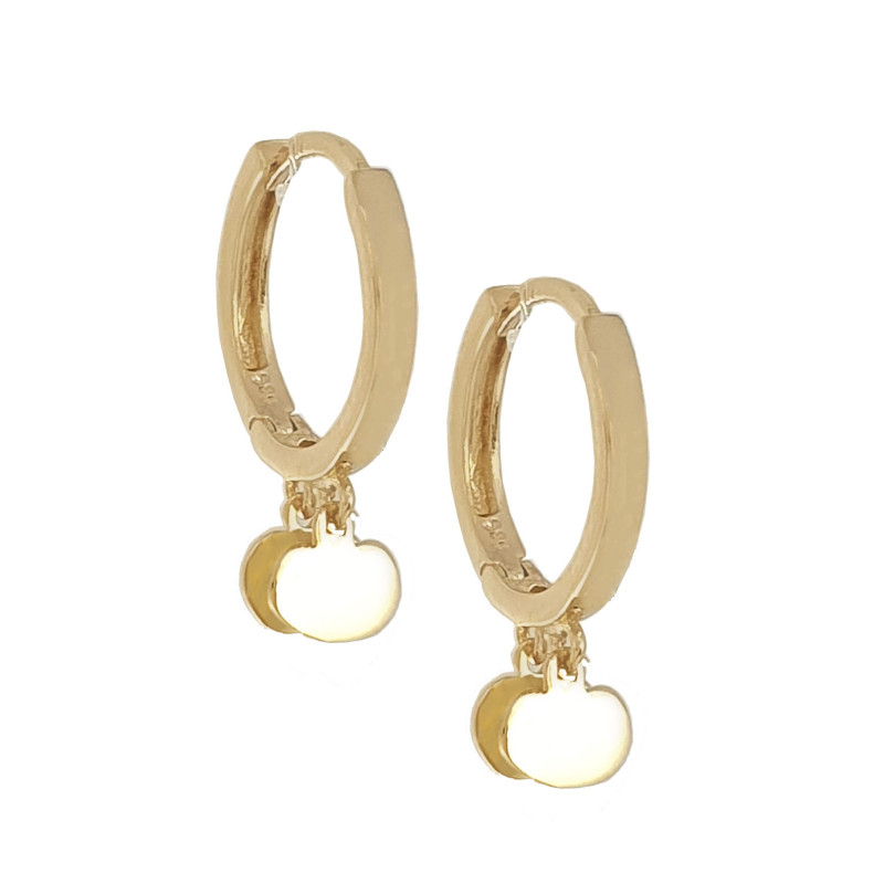 Σκουλαρίκια Κρίκοι από Χρυσό 14 Καρατίων