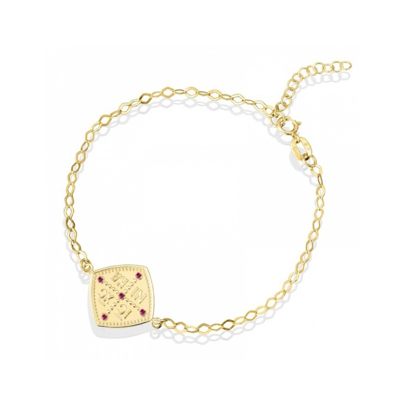 Βραχιόλι κωνσταντινάτο Triantos Χρυσό 14 Καρατίων