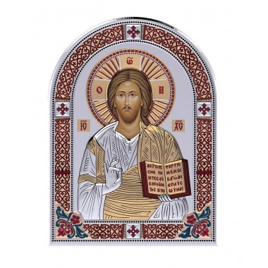 Χριστός 00110 Ασημένια εικόνα ΑΣΗΜΙ ΧΡΥΣΟ